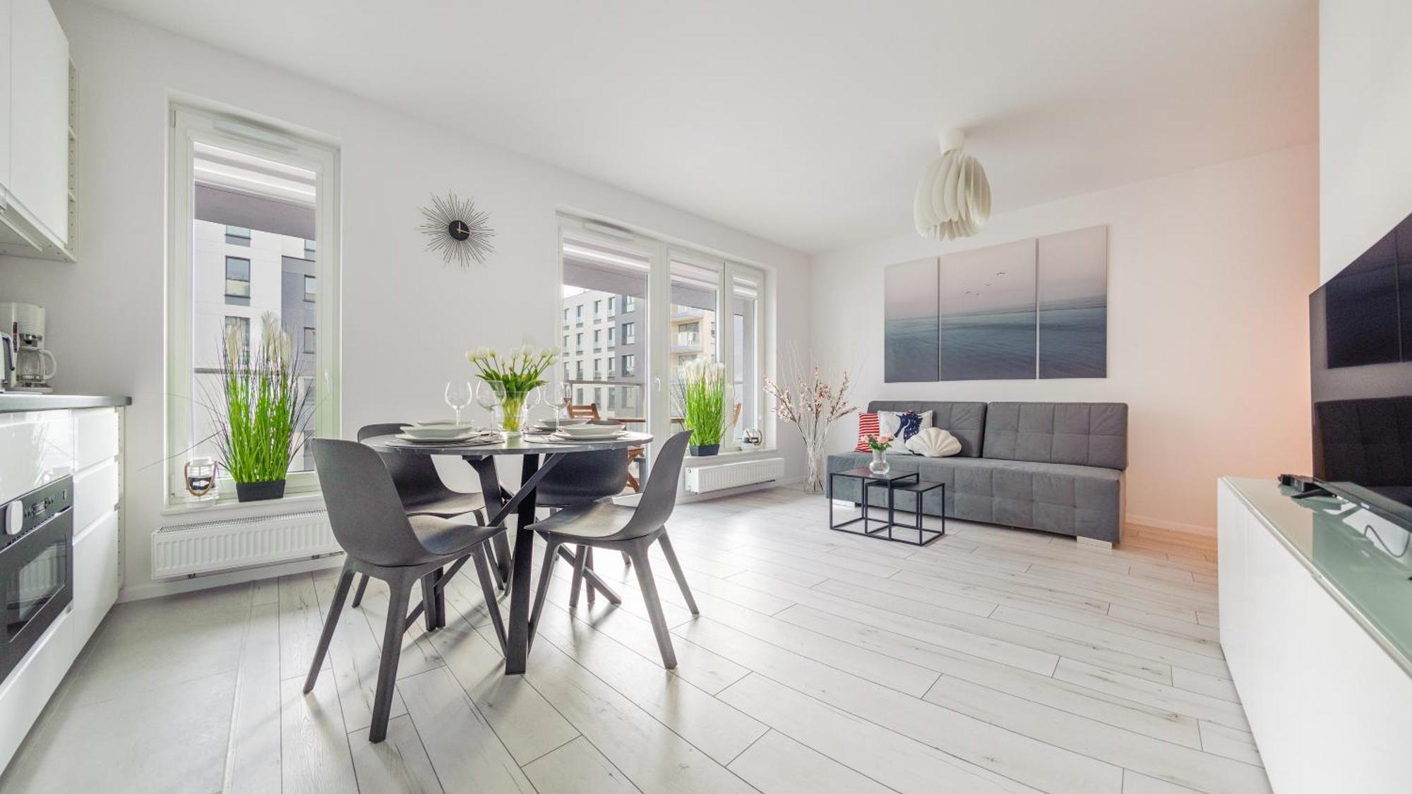 Apartamenty Sun & Snow Przystan Letnica Danzica Esterno foto